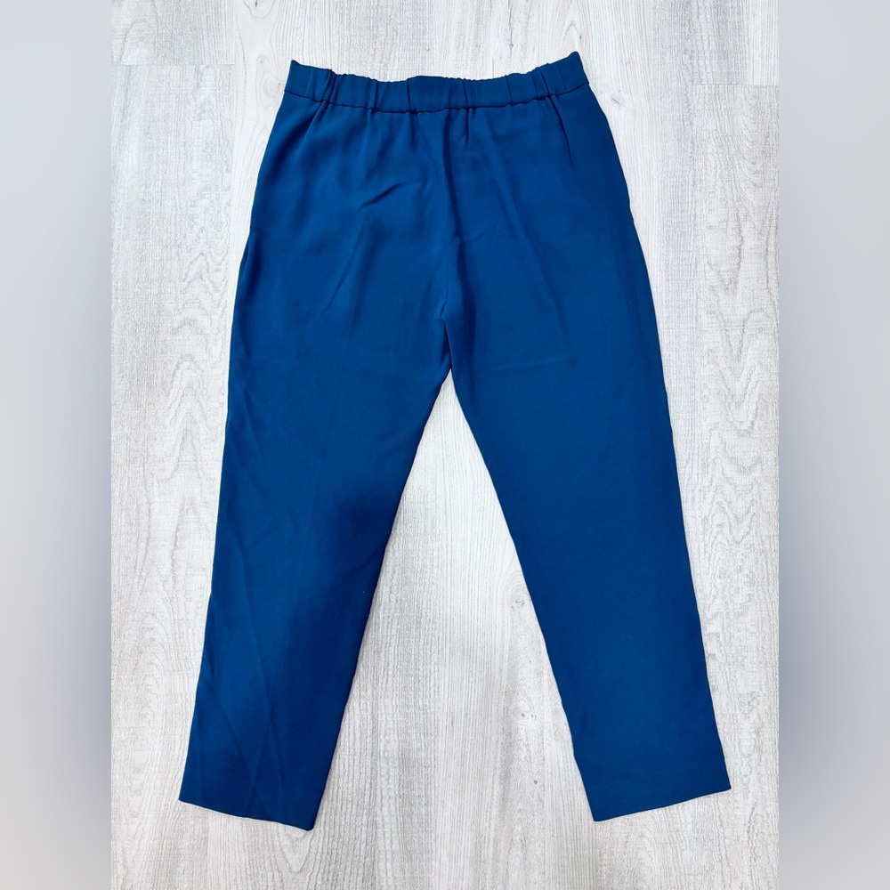 Aritzia Babaton Navy Cohen Cropped Ankle Pant Size 6 - Picture 3 of 10